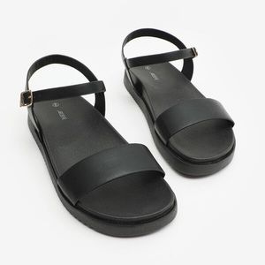 Single Band Platform Sandals | size 10